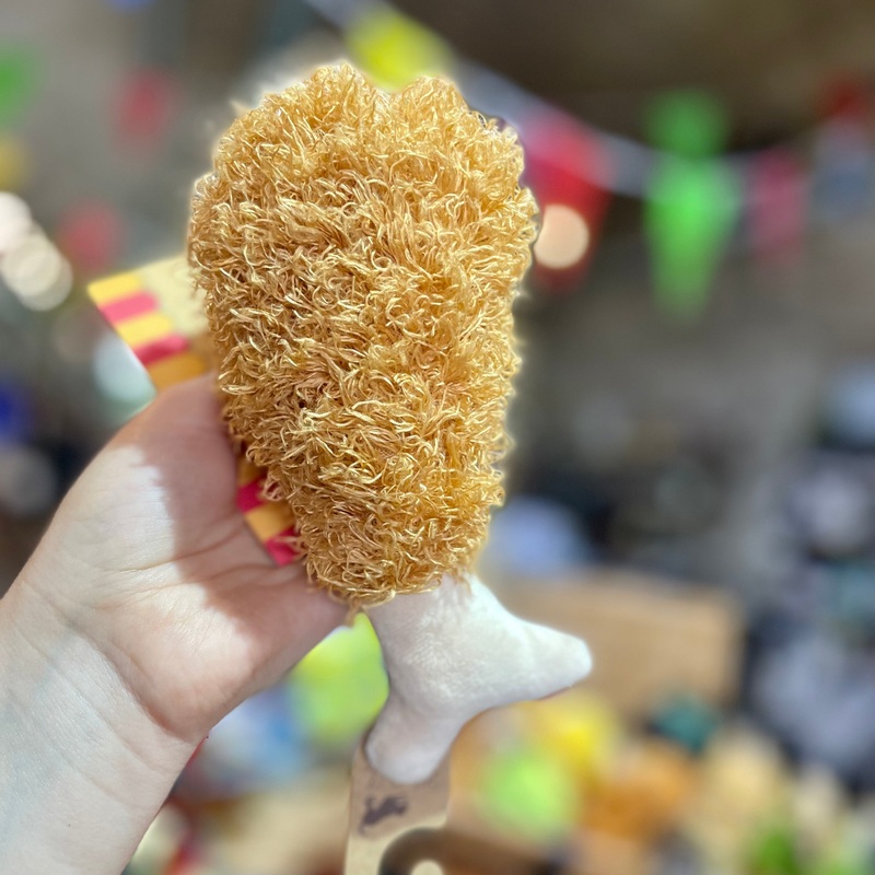 P.L.A.Y Fluffy's Fried Chicken Dog Toy
