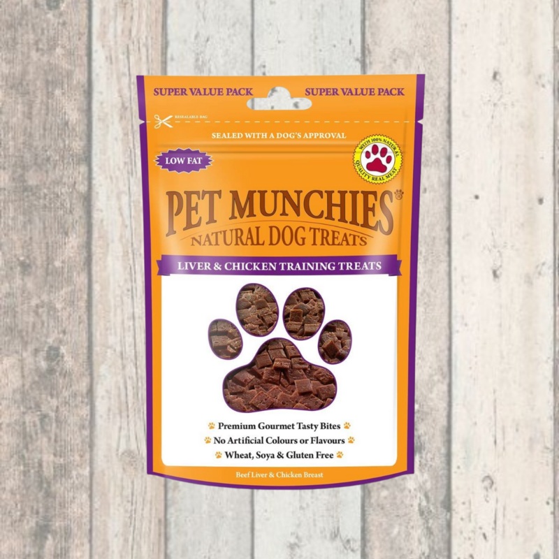 Pet Munchies Chicken & Liver Training Dog Treats