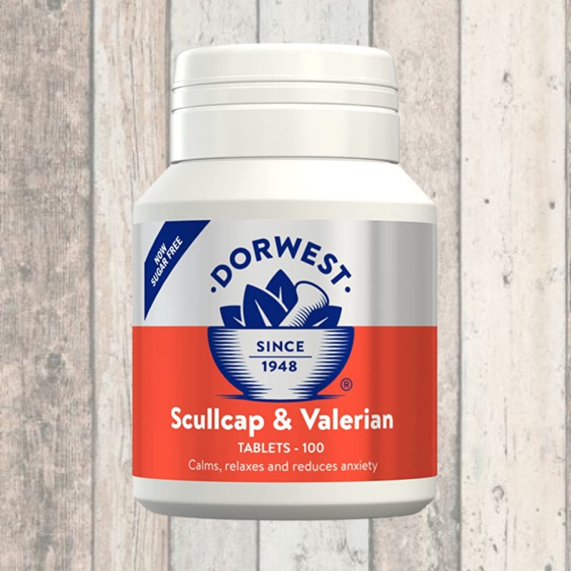 Scullcap & Valerian Calming Tablets For Dogs And Cats