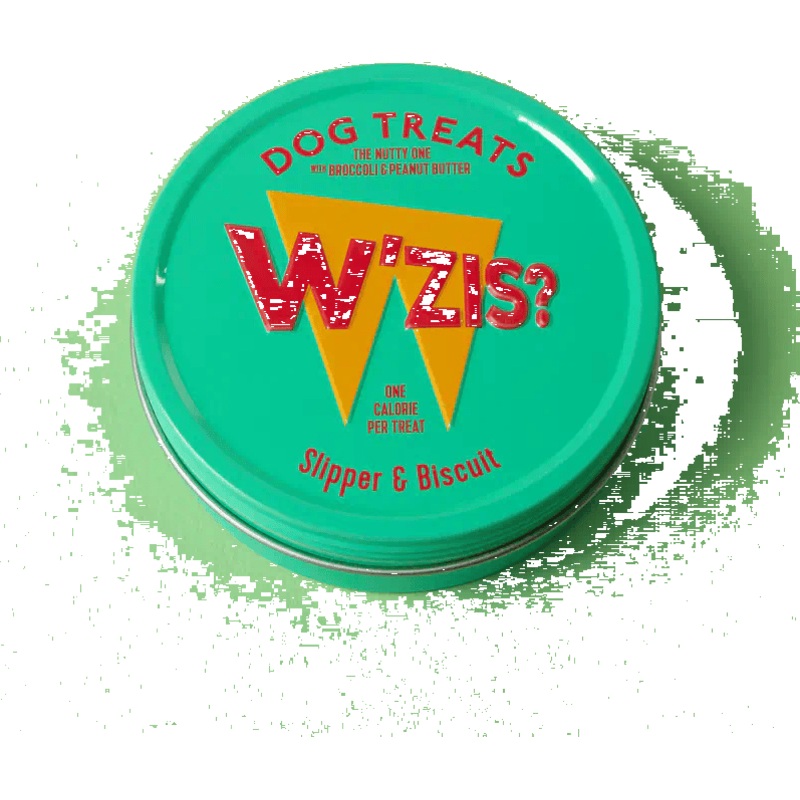 W'Zis Treat Tins with Veggie Dog Treats