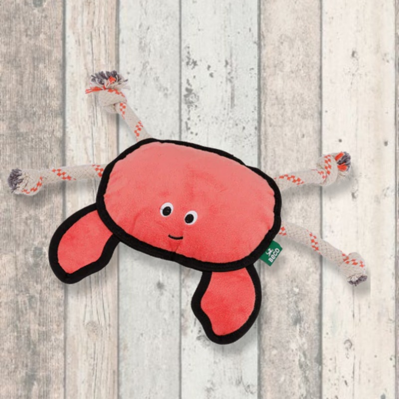 Beco Recycled Tough Toy Cora Crab