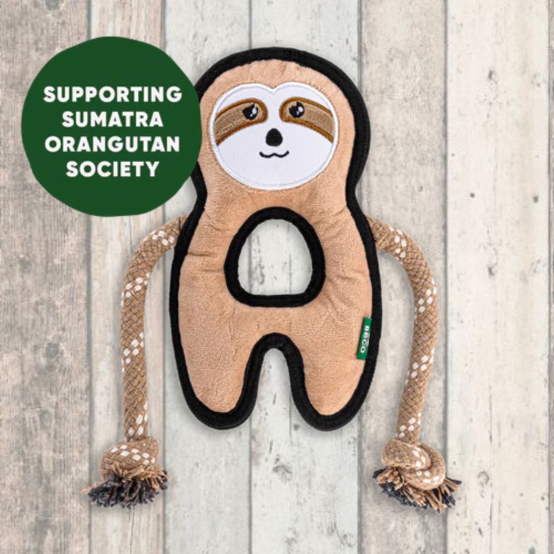 Beco Recycled Tough Toy Sonny Sloth
