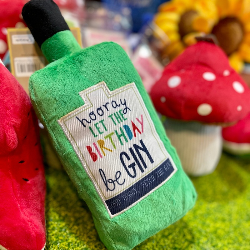Plush Birthday Gin Bottle