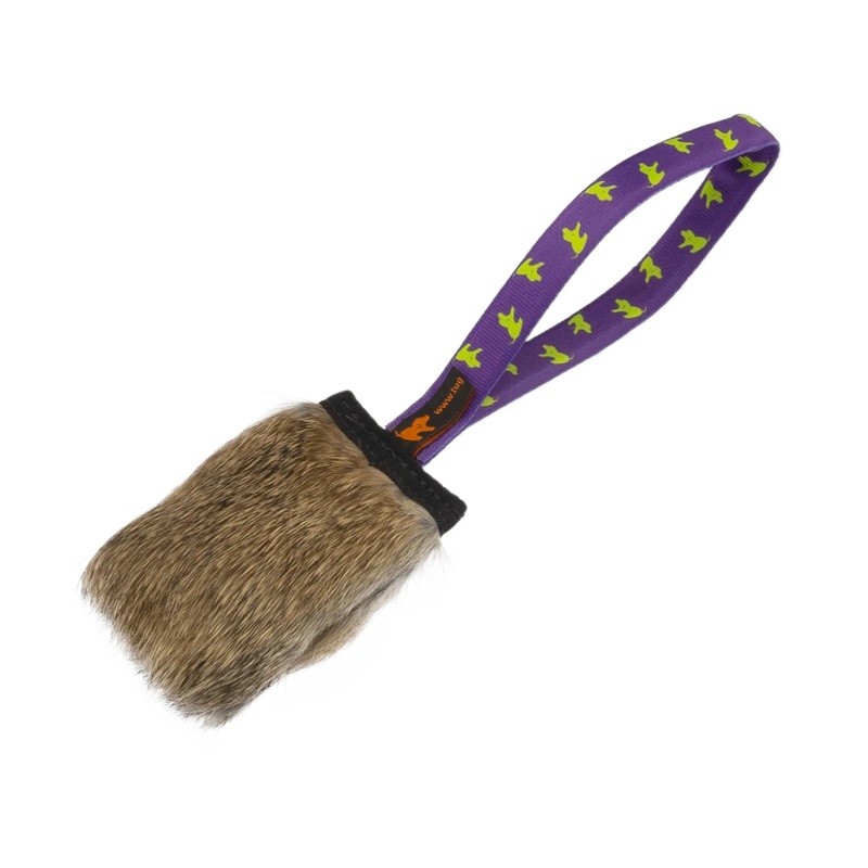 Rabbit Fur Pocket Squeaker Training Toy by Tug-e-Nuff
