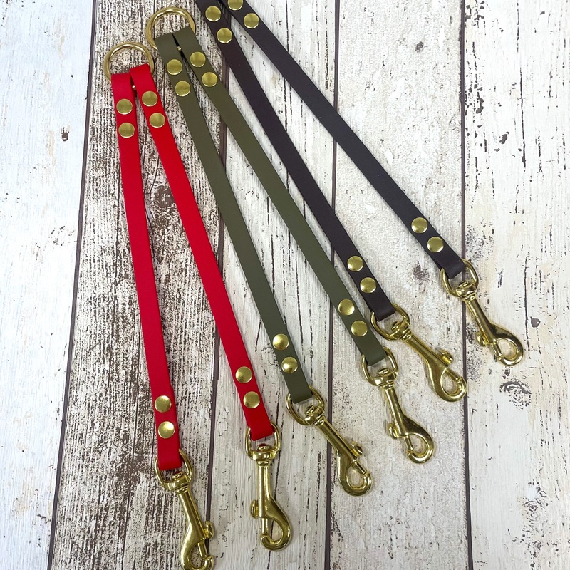 Waterproof Classic Vegan Leather Dog Splitter Lead