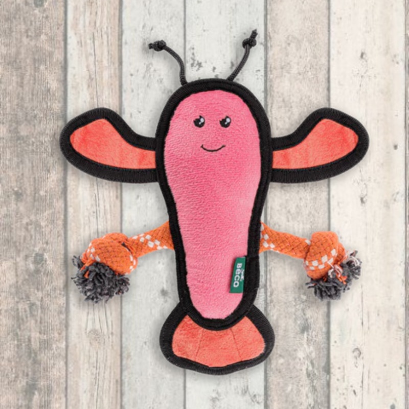 Beco Recycled Tough Toy Louis Lobster