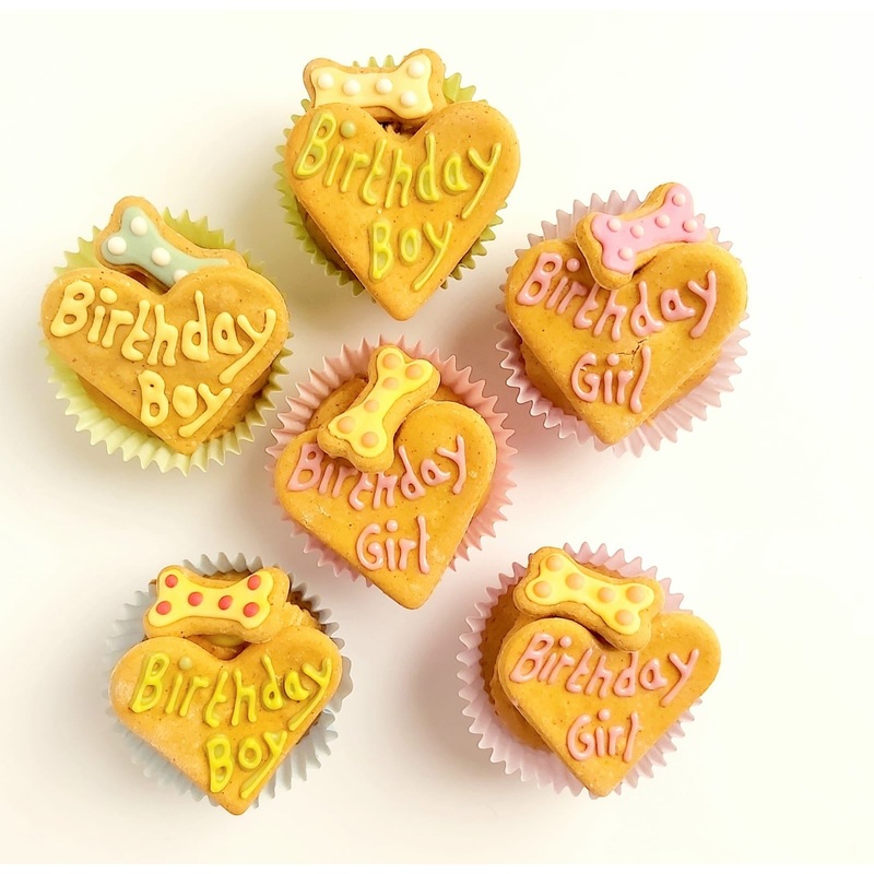 Birthday Boy or Girl Cupcake for Dogs