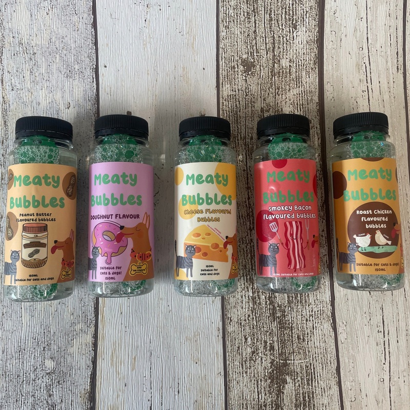 Meaty Edible Bubbles for Dogs