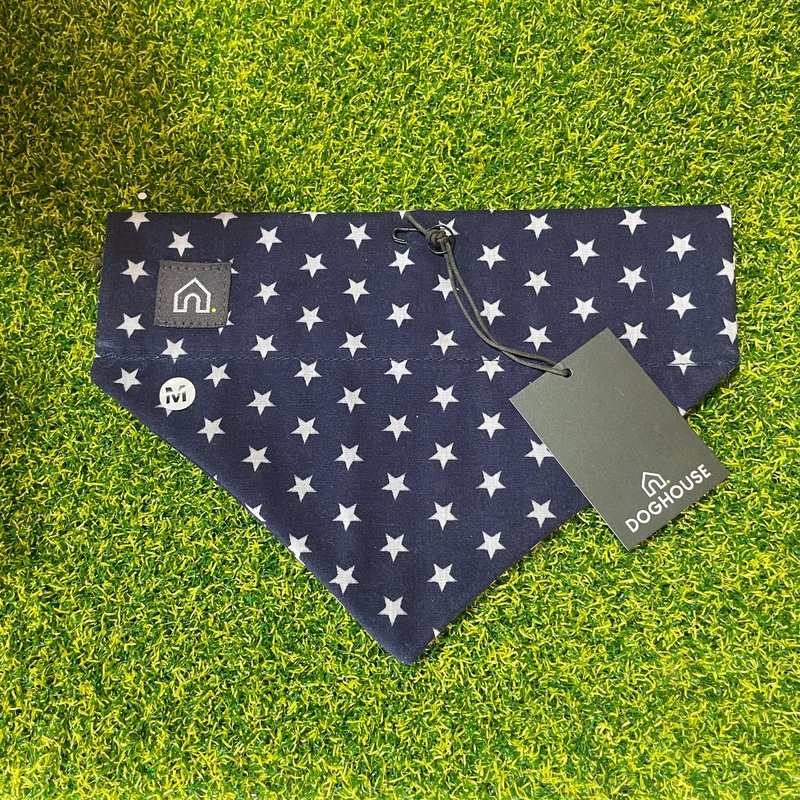 Navy Stars Slip-On Bandana