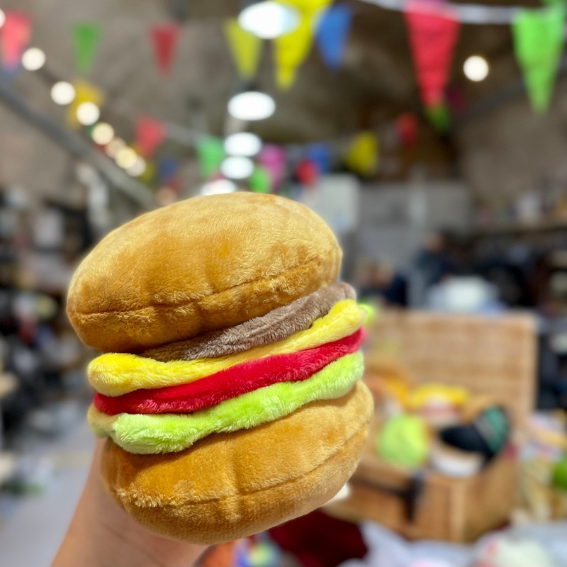 P.L.A.Y Barky Burger Dog Toy