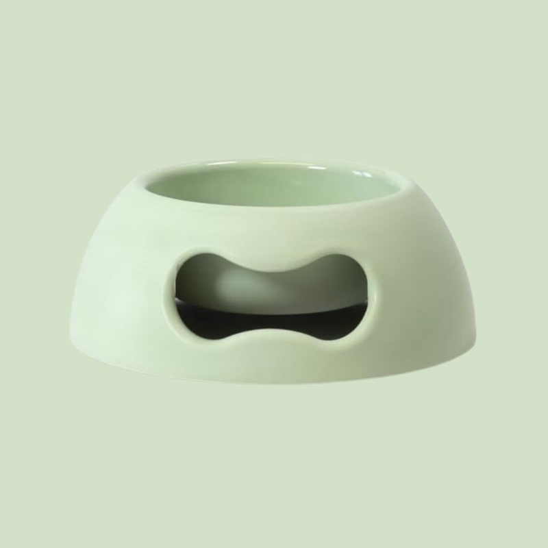 Pappy Bone Dog Bowl Green