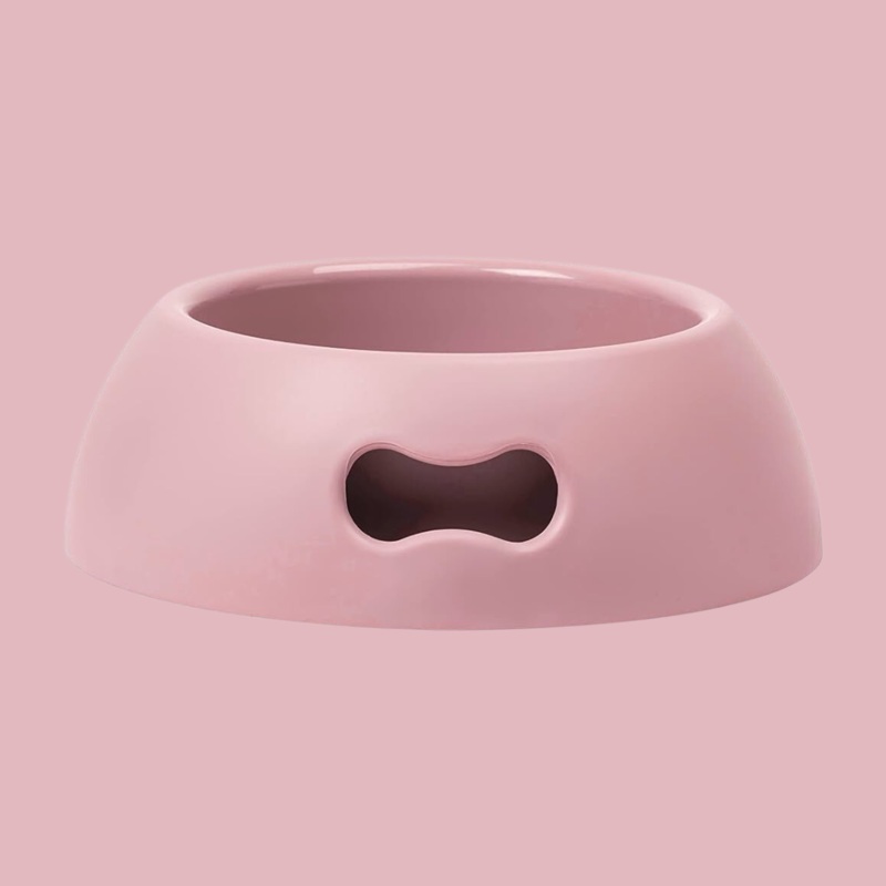 Pappy Bone Dog Bowl Pink