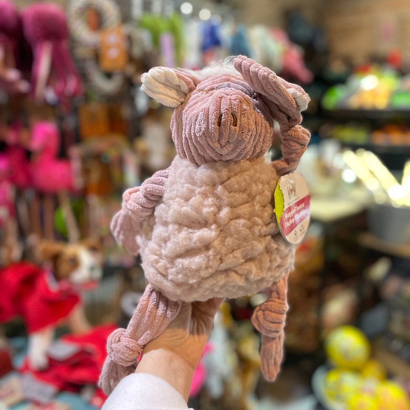 Pig Hugglehounds Fleece Fluffer Knottie