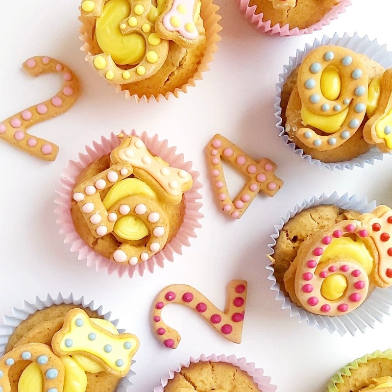 Birthday Number Cupcake for Dogs
