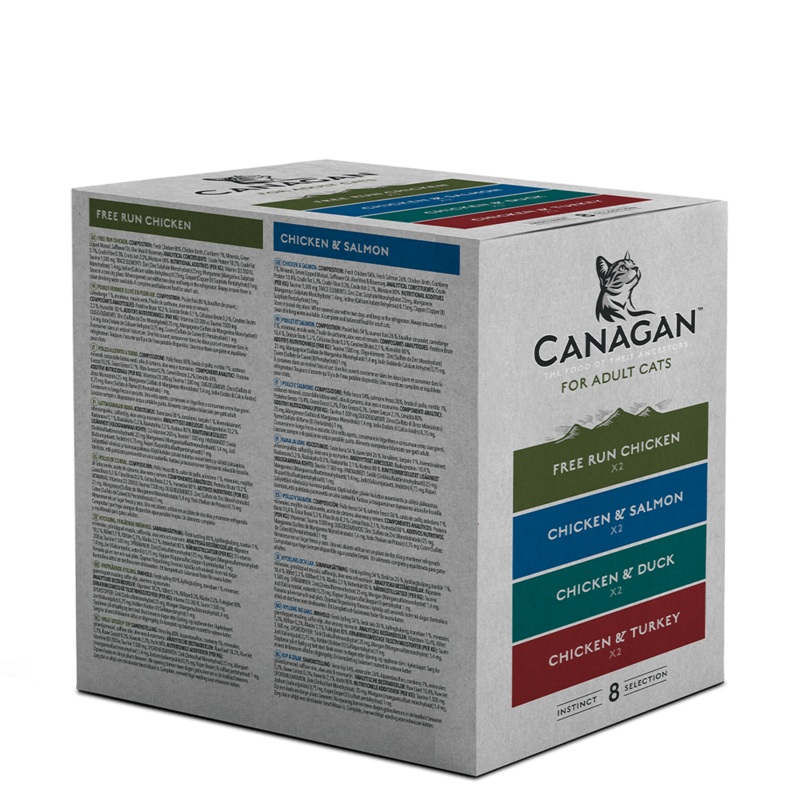 Canagan Cat Pouch Multipack 8x85g