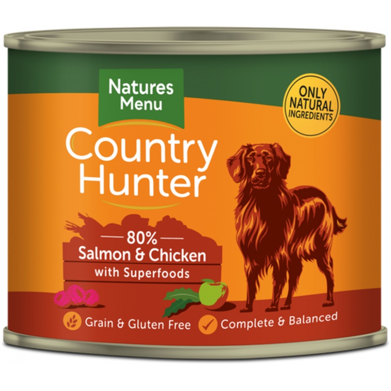 Country Hunter Salmon & Chicken with Raspberry Tin 600g
