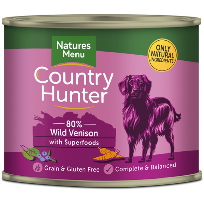 Country Hunter Venison & Blueberry Tin 600g