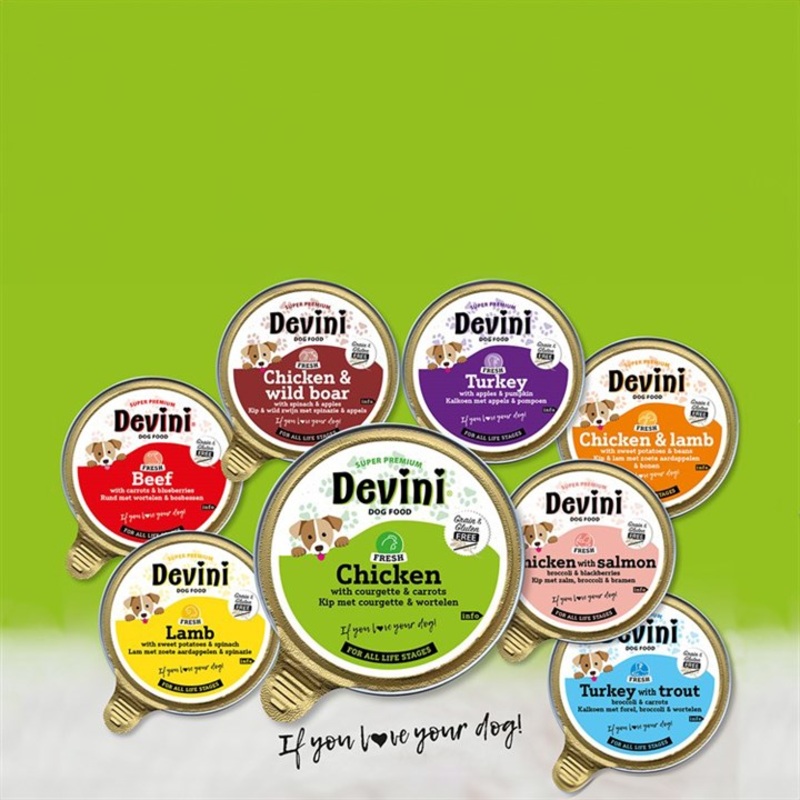 Devini Wet Dog Food Cups