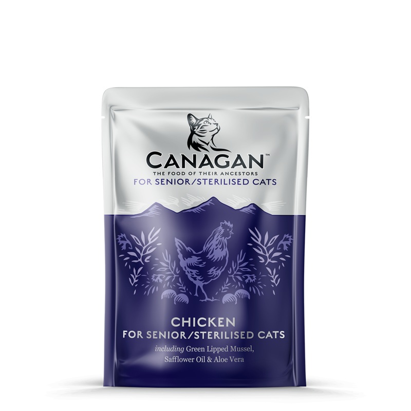 Canagan Senior / Sterilised Cat Food Pouch