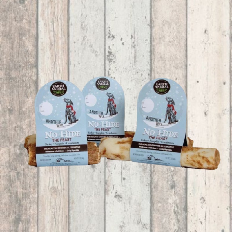 Earth Animal No-Hide Chew - Turkey & Cranberry