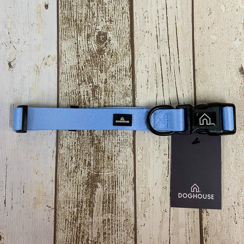 Everyday Comfort Dog Collar in Pale Blue
