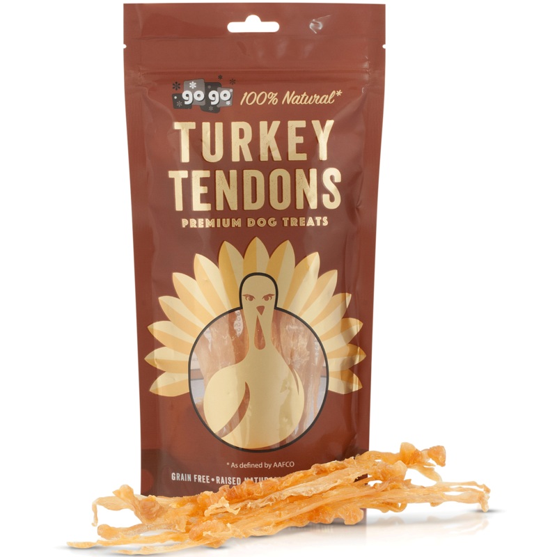 GoGo Turkey Tendons Turkey Dog Treats