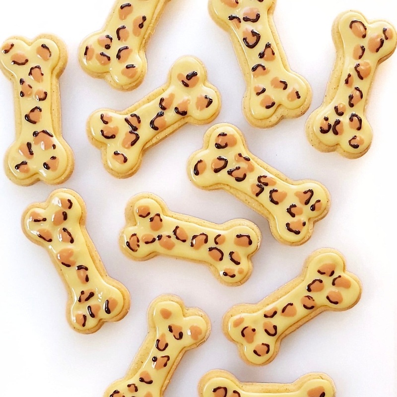 Iced Bone Leopard Print Biscuits