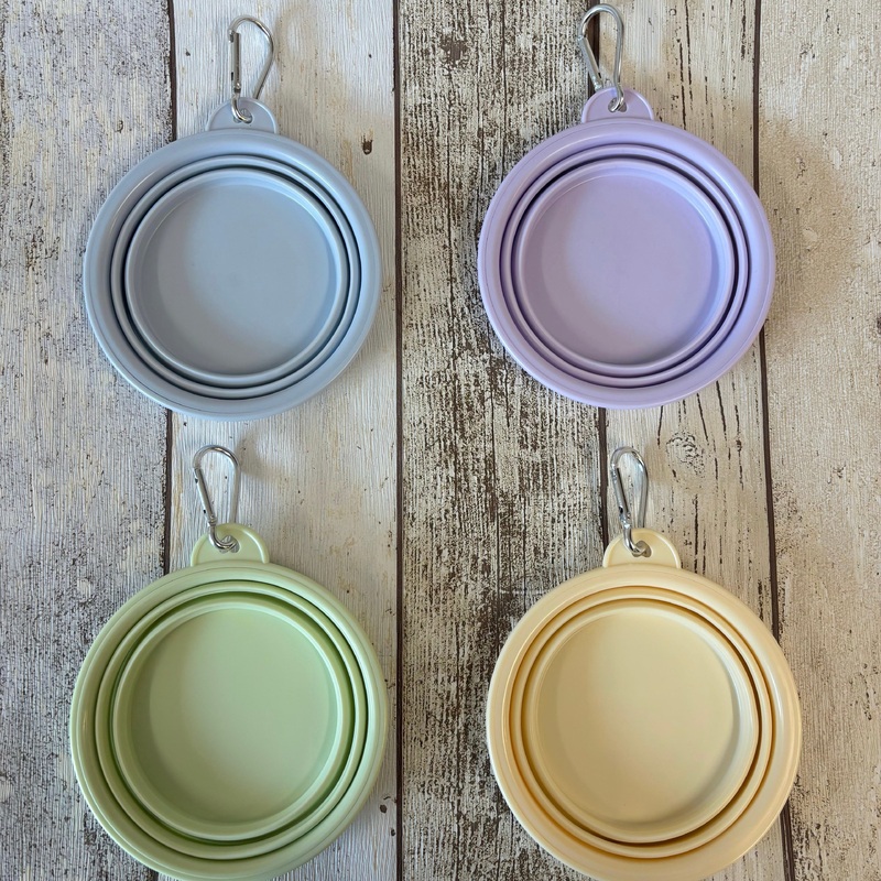 Pastel Collapsible Travel Bowls