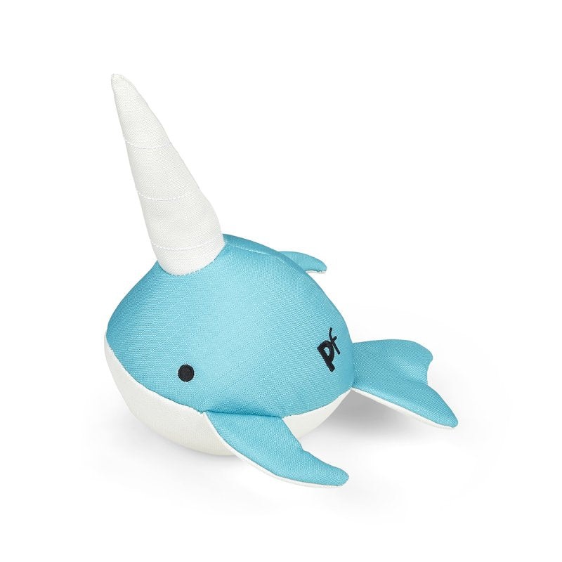PetFace Planet OceanCycle Niya Narwhal Dog Toy