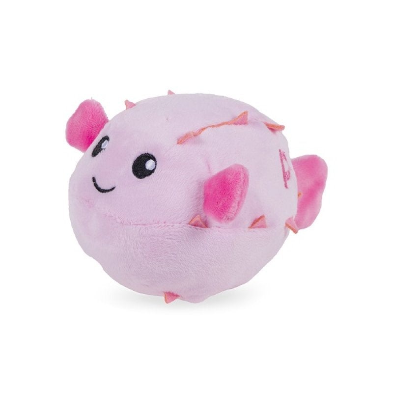 PetFace Planet Pippa Pufferfish Plush Dog Toy
