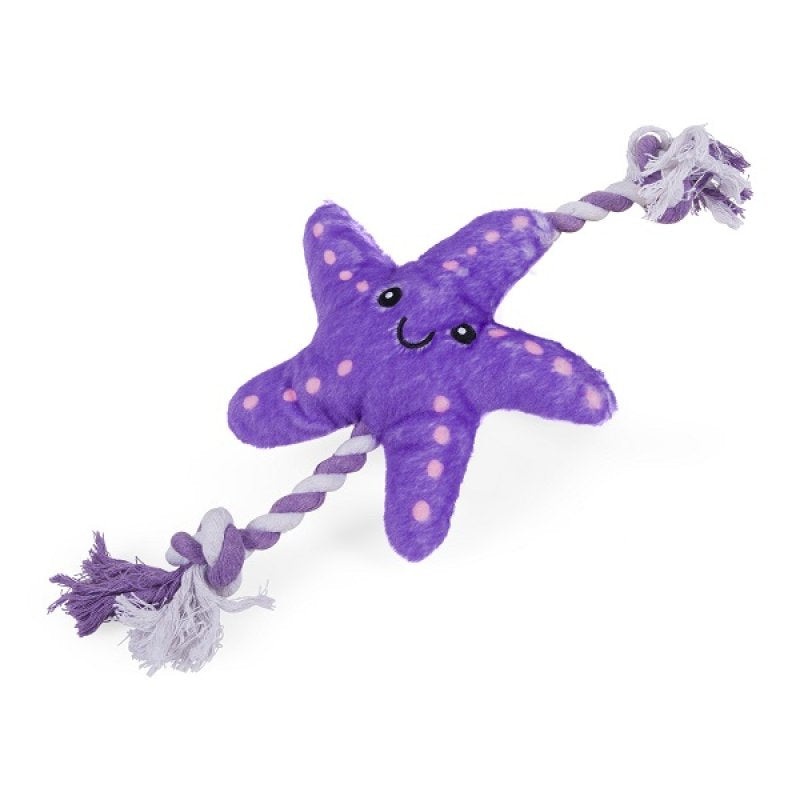 PetFace Planet Samantha Starfish Plush Dog Toy