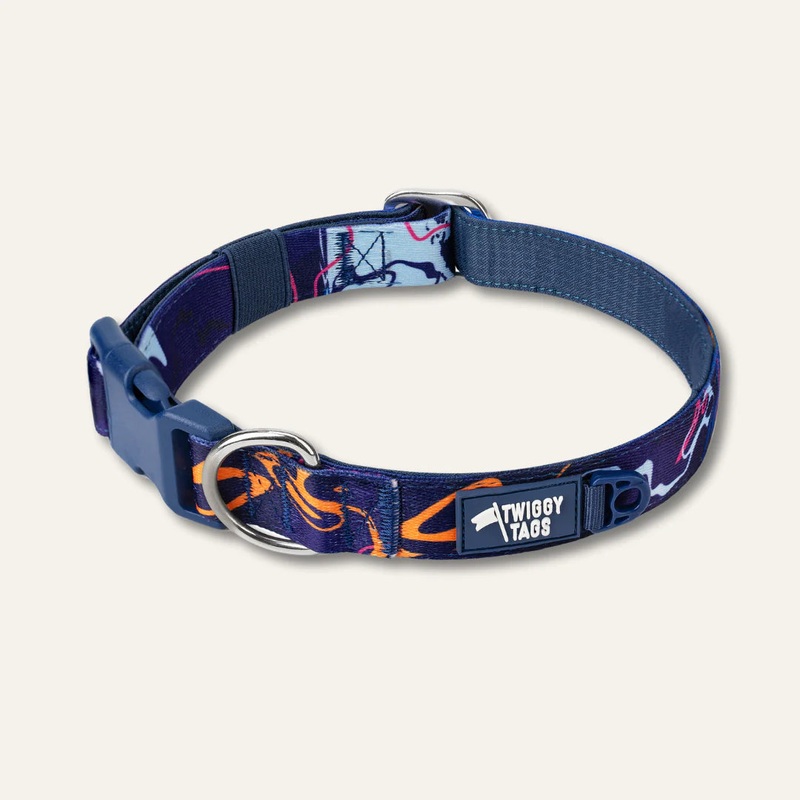 Twiggy Tags Apex Collar in Nebula