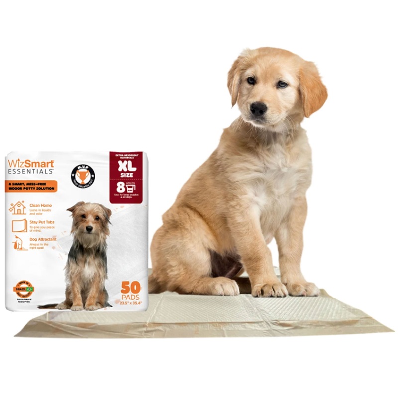 Wizsmart Essentials XL Pads 50 ct Dog Waste Management