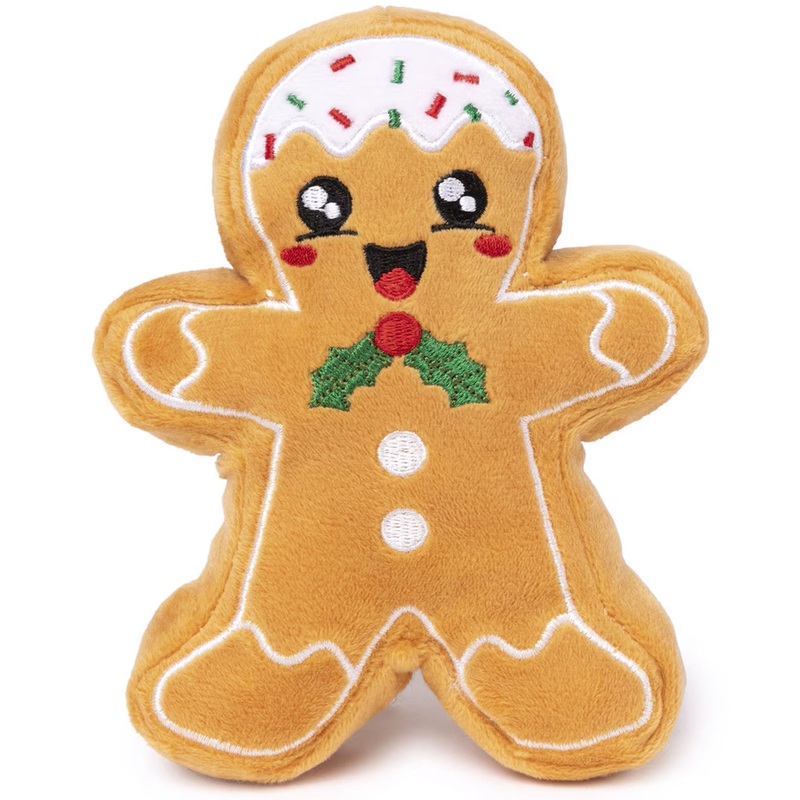 Fuzzyard Fred the Gingerbread Dog Toy