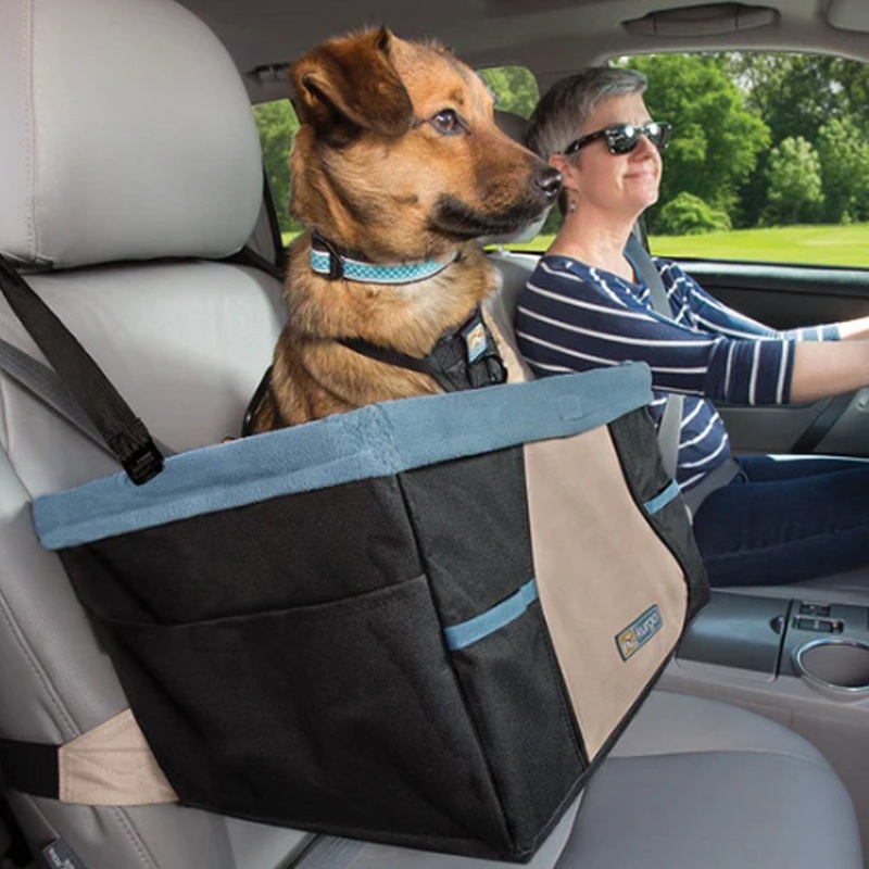 Kurgo Rover Booster Seat Black & Blue Dog Travel