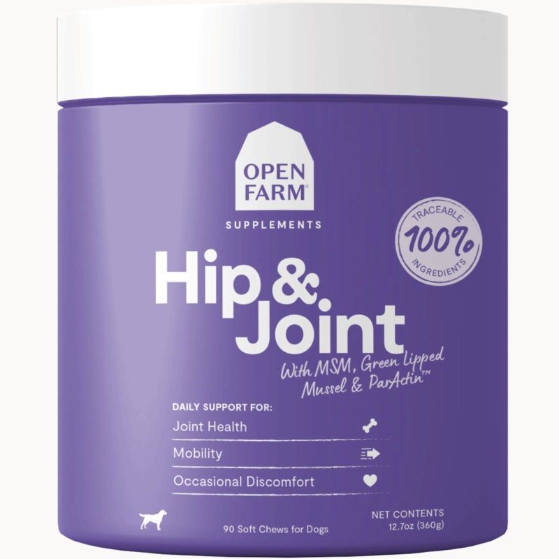 Open Farm Hip & Joint Chews Green Lipped Mussel Dog Supplements