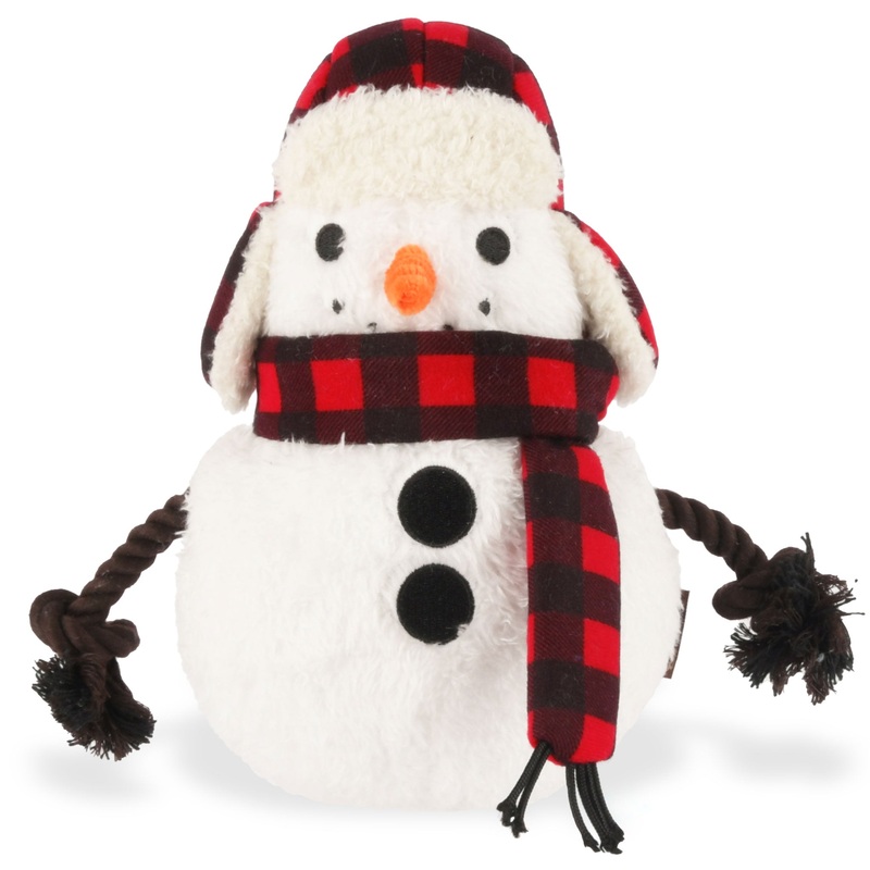 P.L.A.Y. Holiday Snowman White Dog Toys