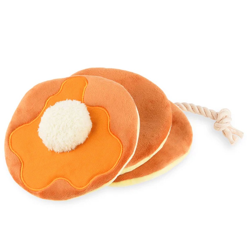 P.L.A.Y. IHOP Pancake Brown Dog Toys
