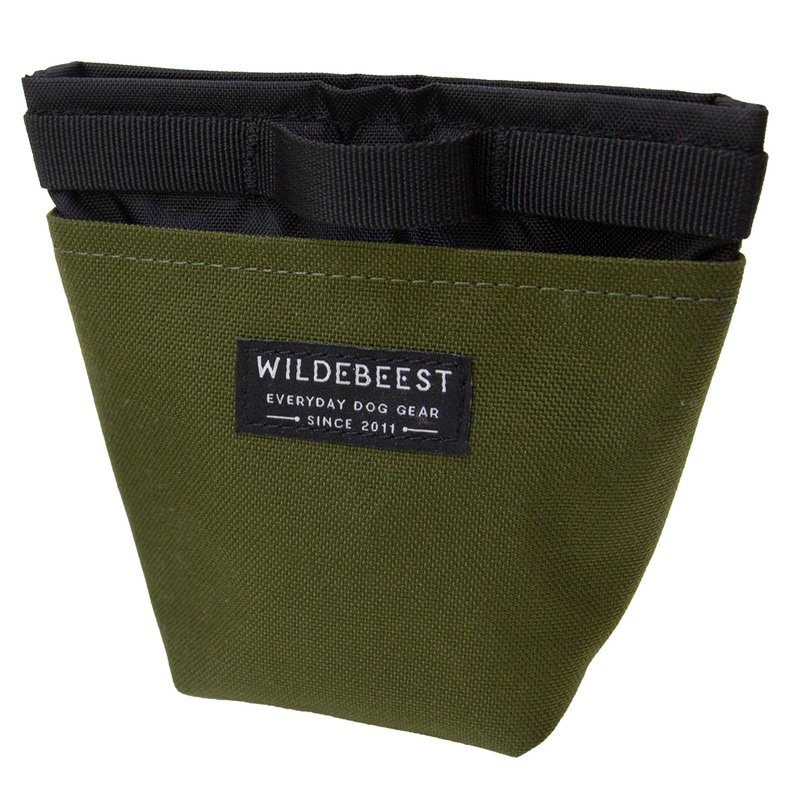 Wildebeest WDB Alamo Treat Pouch Olive Dog Training