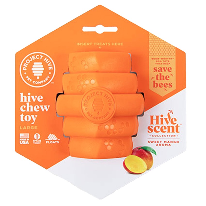Project Hive Scented Chew Toy Mango Dog Toys