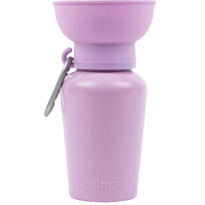 Springer Flip Travel Bottle Lilac Dog Travel