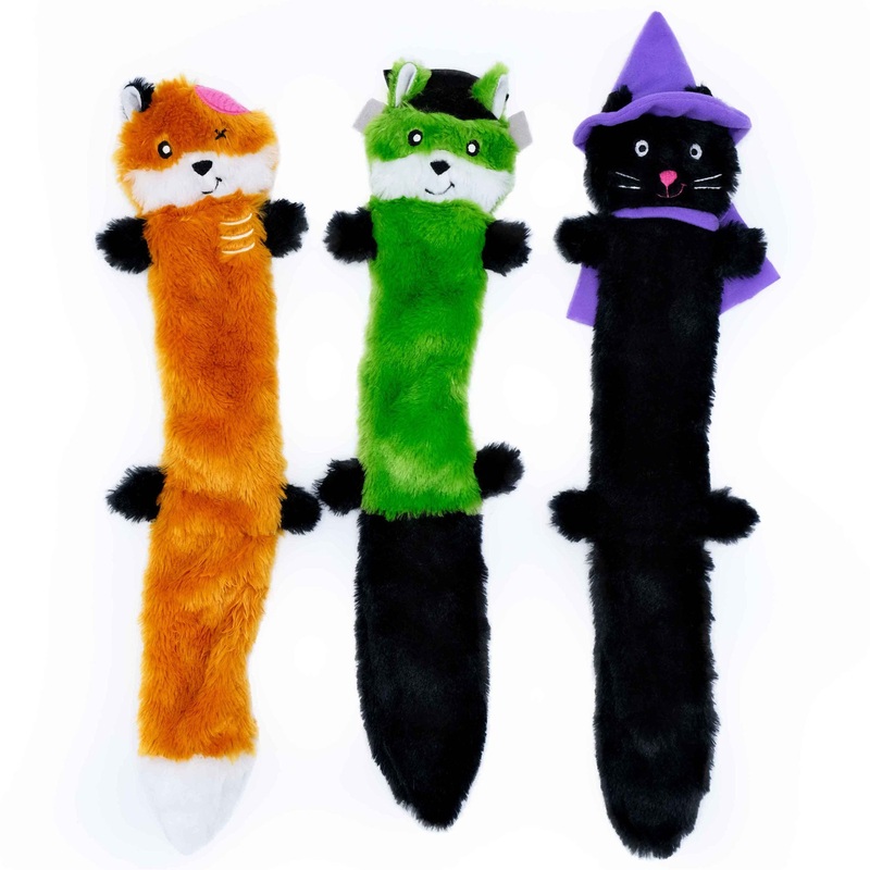 Zippy Paws Halloween Skinny Peltz Multi Dog Toys