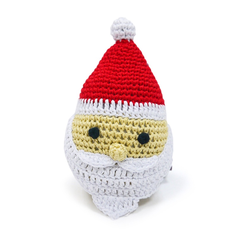 Dogo Pet Fashions Holiday Pawer Squeaky Toy Santa Dog Toy