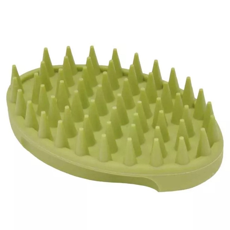 Safari Rubber Curry Brush Soft Tip Dog Grooming