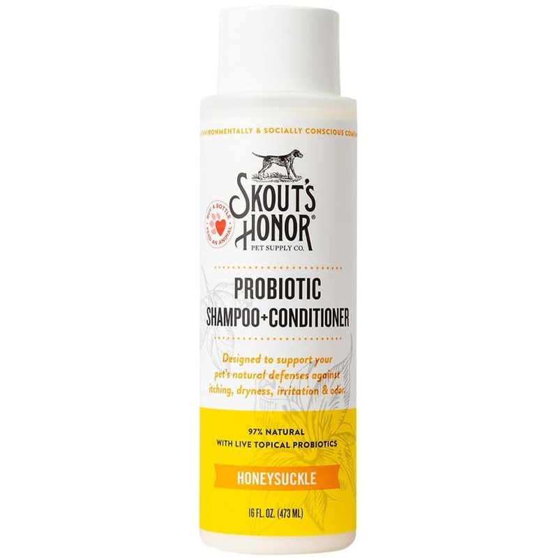 Skout's Honor Probiotic Shampoo + Conditioner Fragrance Free Dog Grooming