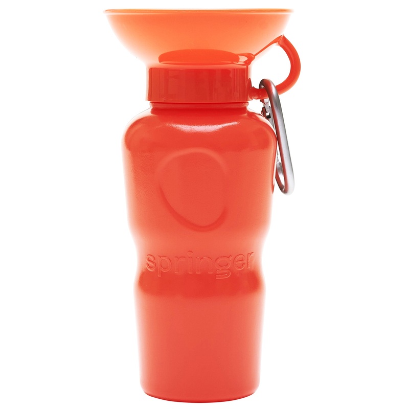 Springer Classic Travel Bottle Poppy Dog Bowls
