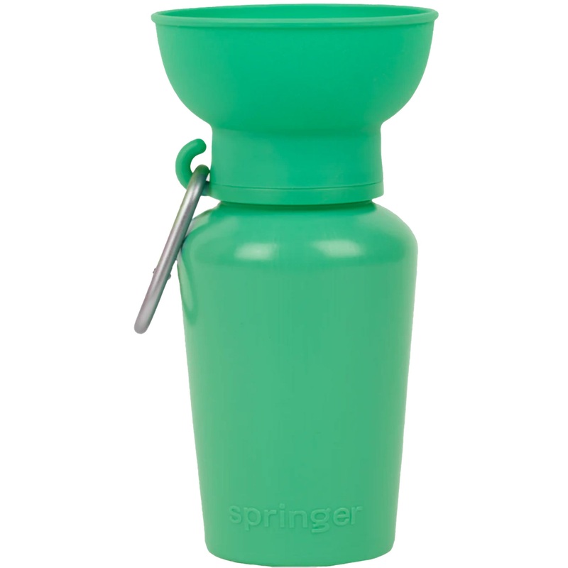 Springer Flip Travel Bottle Green Dog Travel