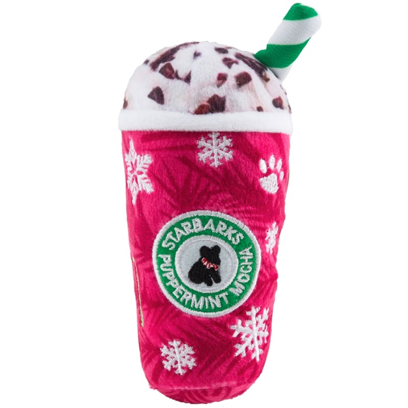 Haute Diggity Dog Starbarks Puppermint Mocha Red Dog Toys
