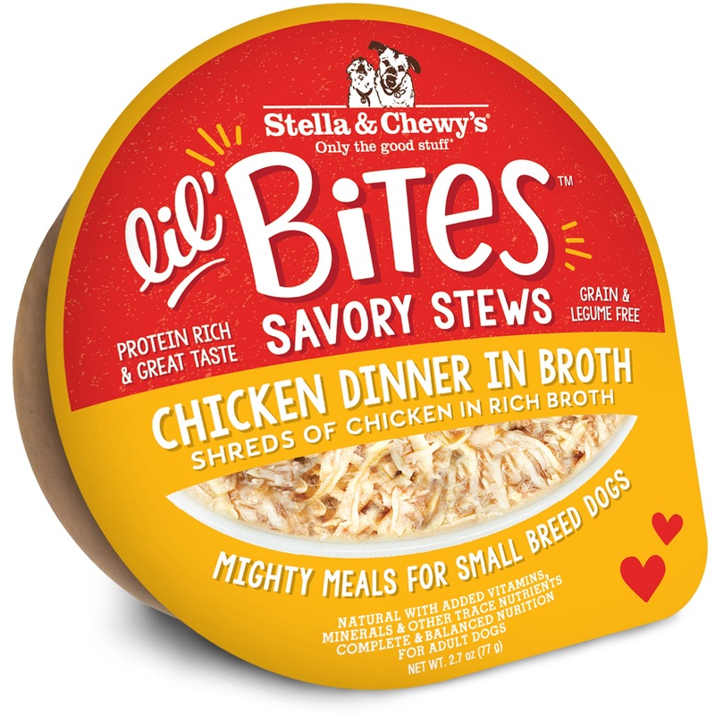 Stella & Chewy's Lil Bites Savory Stews Chicken Dog Food