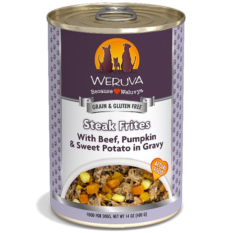 Weruva Can Steak Frites Dog Food